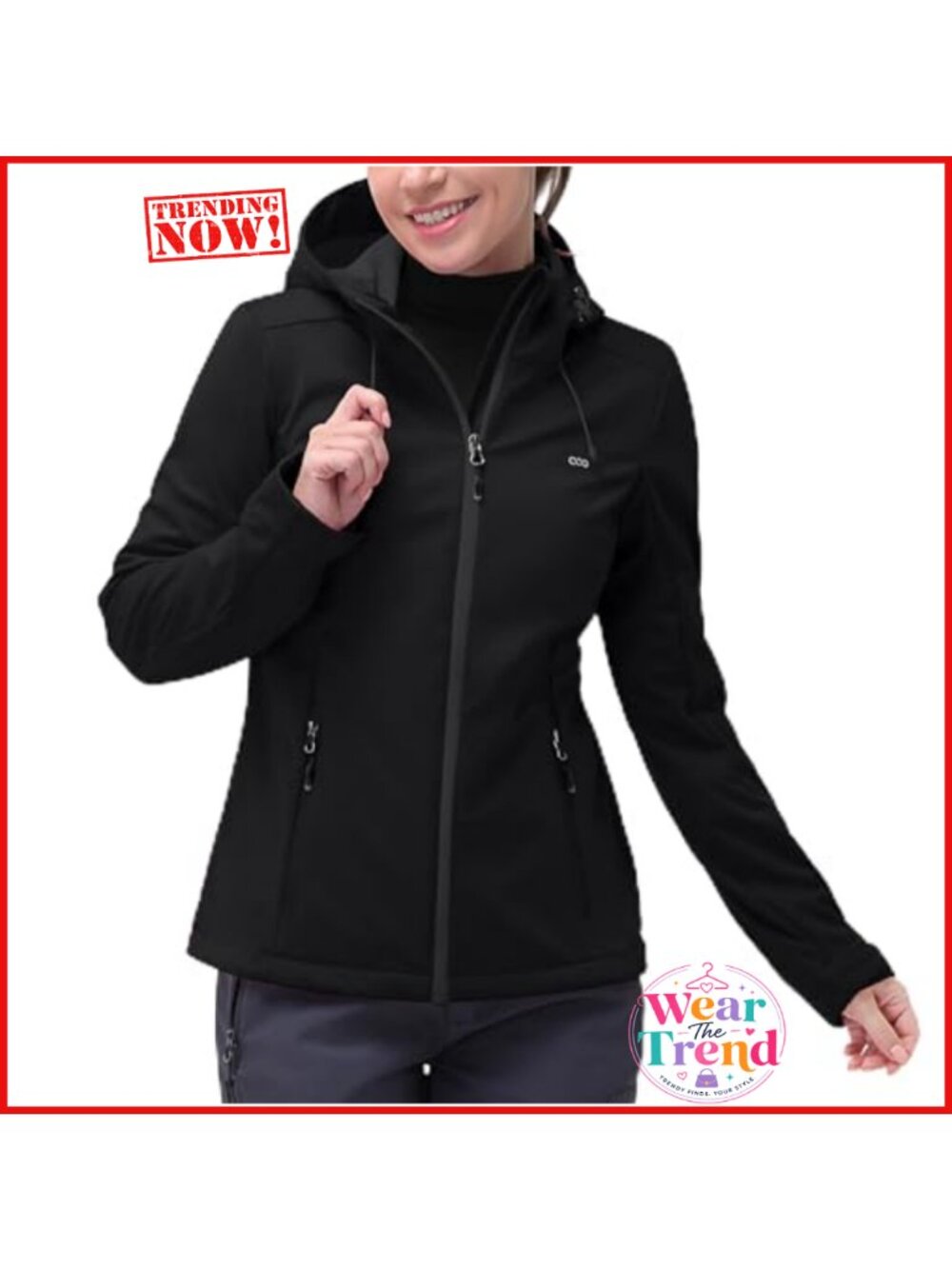 Waterproof Softshell Jacket Lightweight Windbreaker Hooded